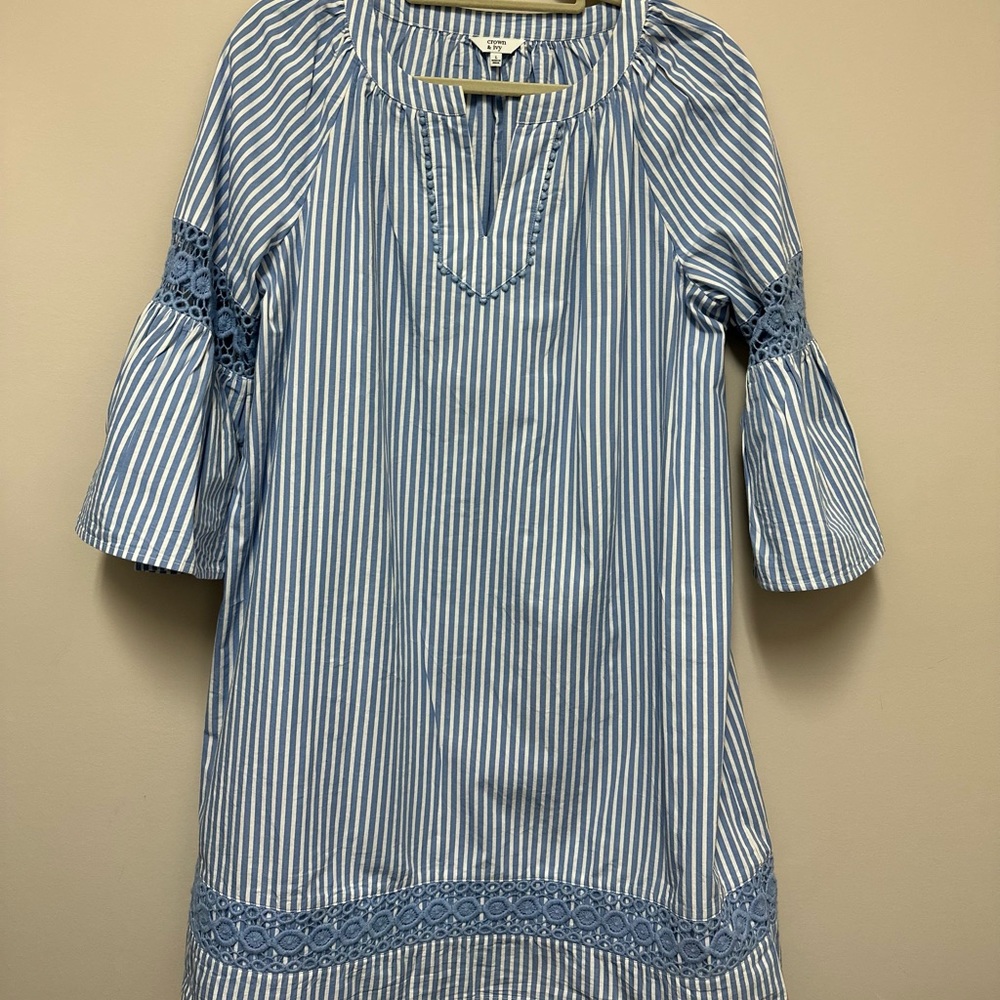 Crown and Ivy Pinstripe Dress